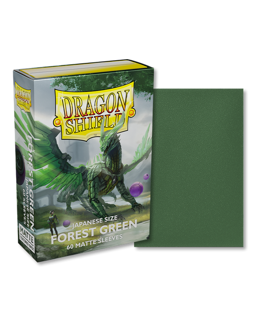 Dragon Shield Matte Forest Green Japanese Sleeves 60-Count - Just $5.95! Shop now at Retro Gaming of Denver