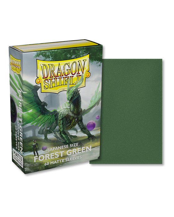 Dragon Shield Matte Forest Green Japanese Sleeves 60-Count - Just $5.95! Shop now at Retro Gaming of Denver