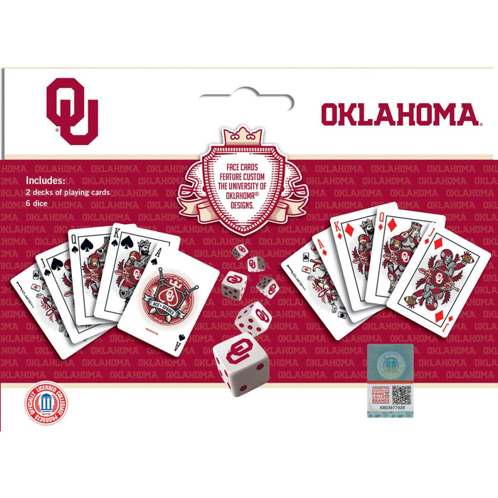 Oklahoma Sooners - 2-Pack Playing Cards & Dice Set - for just $19.99! 