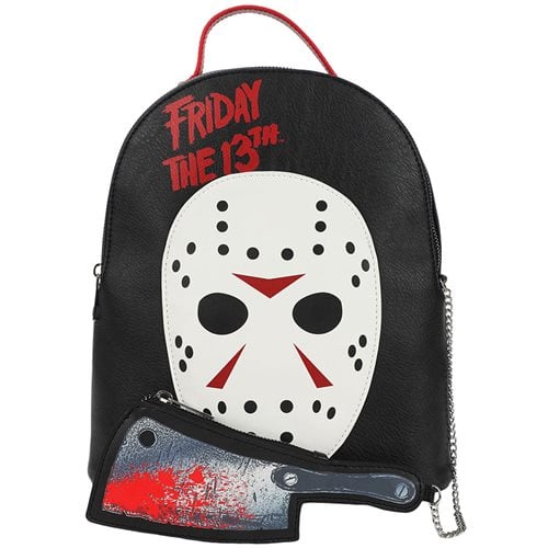 Friday The 13th Jason Mask Mini Backpack and Knife Coin Purse - for just $65.15! 