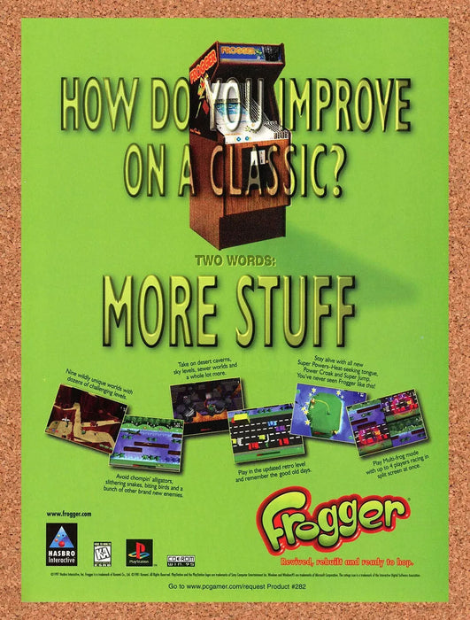 2000 Frogger PC Original Ad - for just $17.99! 