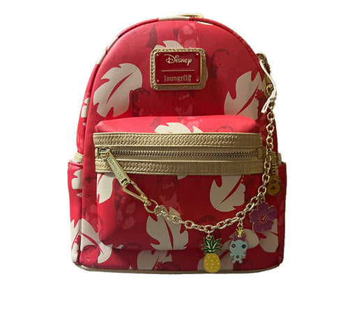 Loungefly Disney Lilo & Stitch Mini Backpack Floral Print Red - for just $75! 
