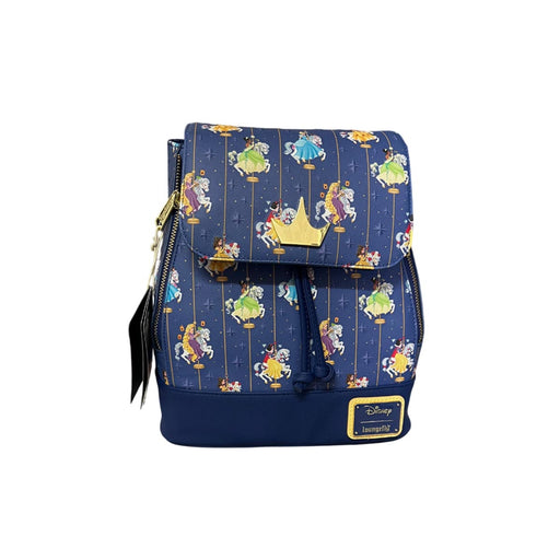 Loungefly Disney Princess Carousel All-Over Print Drawstring Mini Backpack - for just $78! 