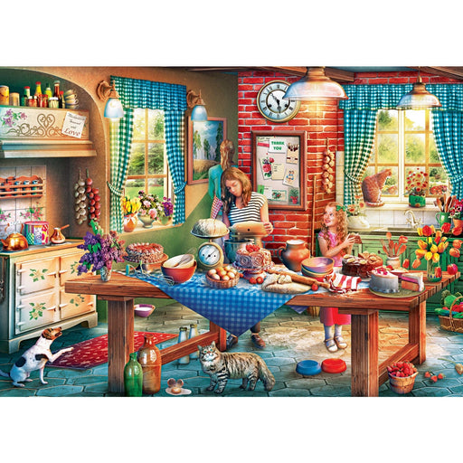 Home Sweet Home - Baking Bread 500 Piece Jigsaw Puzzle - for just $14.99! 