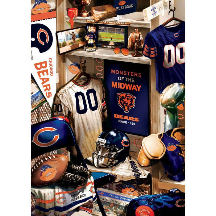 Chicago Bears - Locker Room 500 Piece Jigsaw Puzzle - for just $16.99! 