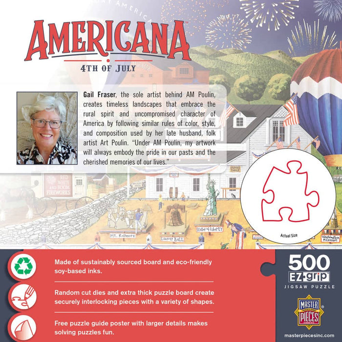 Americana - 4th of July 500 Piece EZ Grip Jigsaw Puzzle - for just $14.99! 