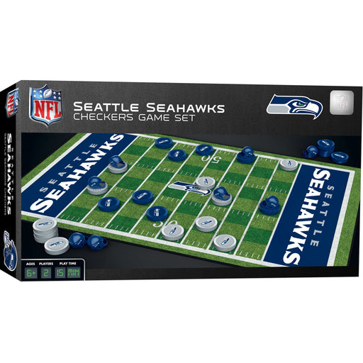 Seattle Seahawks Checkers Board Game - Just $19.99! Shop now at Retro Gaming of Denver