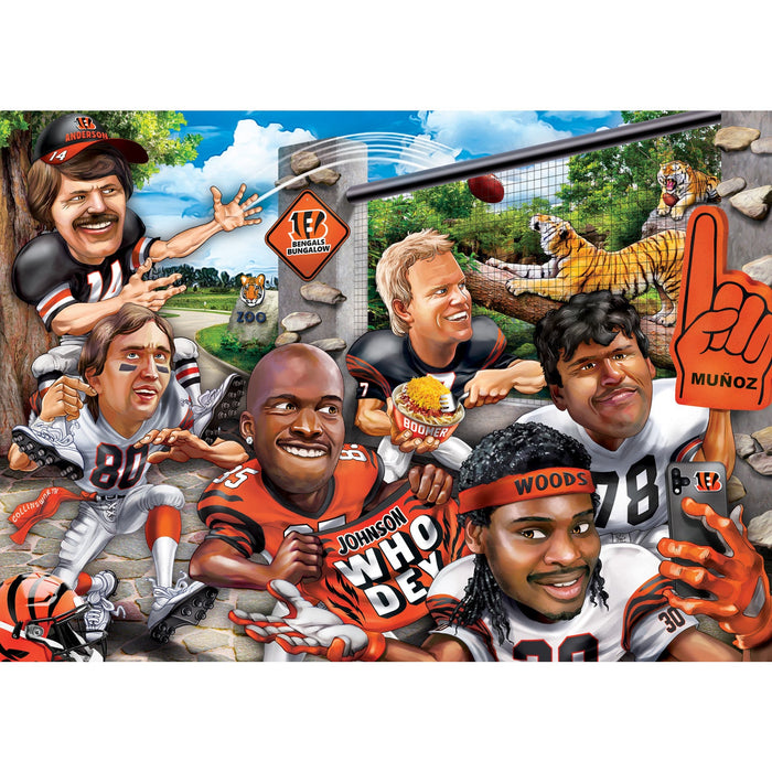 Cincinnati Bengals - All Time Greats 500 Piece Jigsaw Puzzle - Just $19.99! Shop now at Retro Gaming of Denver