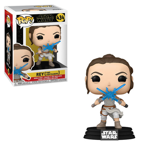 Funko POP! Star Wars: Rise of Skywalker - Rey with 2 Light Sabers Vinyl Figure #434 - for just $11.99! 
