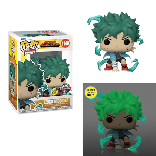 Funko POP! My Hero Academia - Izuku Midoriya with Gloves (Glow in the Dark) Vinyl Figure #1140 Special Edition Exclusive - for just $24.99! 