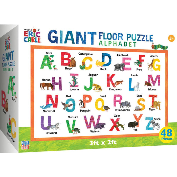 World of Eric Carle - Alphabet 48 Piece Floor Jigsaw Puzzle - for just $19.99! 