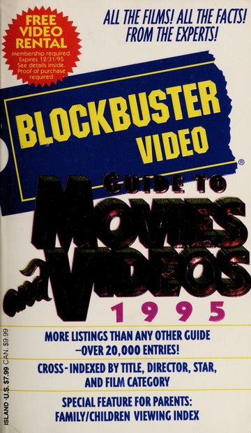 Blockbuster Video Guide to Movies & Videos - PC Games - for just $14.99! 