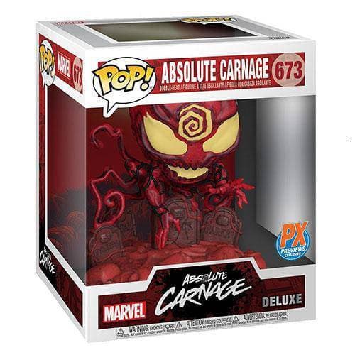 Funko 673 - Marvel Heroes - Absolute Carnage Deluxe Pop! Vinyl Bobble Head - PX - for just $25.67! 