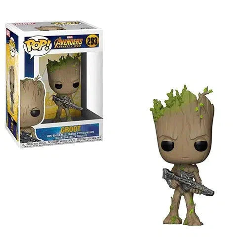 Avengers: Infinity War Teen Groot with Gun Pop! Vinyl Figure - Premium Collectible Toys - Just $11.99! Shop now at Retro Gaming of Denver