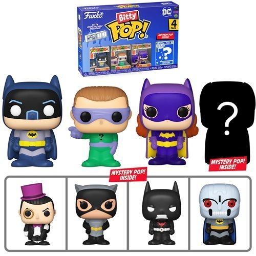 Funko Bitty Pop! Batman 1966 Mini-Figure 4-Pack - Select Set(s) - for just $16.67! 