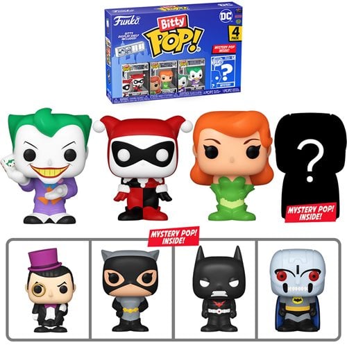 Funko Bitty Pop! Batman 1966 Mini-Figure 4-Pack - Select Set(s) - Just $14.99! Shop now at Retro Gaming of Denver