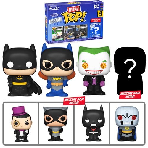 Funko Bitty Pop! Batman 1966 Mini-Figure 4-Pack - Select Set(s) - Just $14.99! Shop now at Retro Gaming of Denver