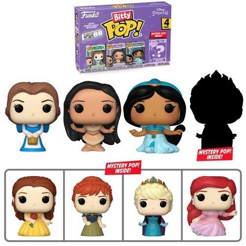 Funko Bitty Pop! Disney Princesses Mini-Figure 4-Pack - Select Set(s) - for just $14.67! 