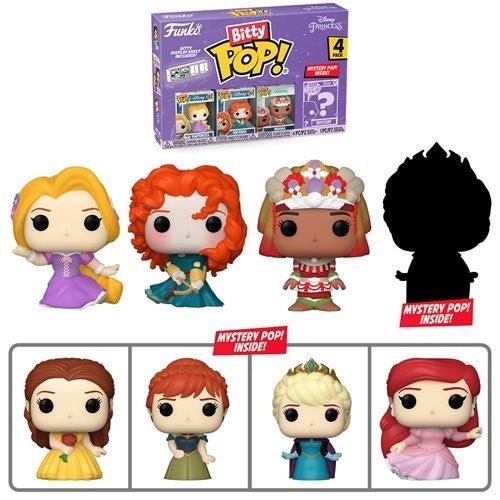 Funko Bitty Pop! Disney Princesses Mini-Figure 4-Pack - Select Set(s) - for just $14.67! 