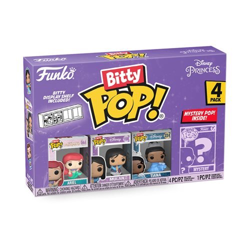 Funko Bitty Pop! Disney Princesses Mini-Figure 4-Pack - Select Set(s) - Just $14.17! Shop now at Retro Gaming of Denver