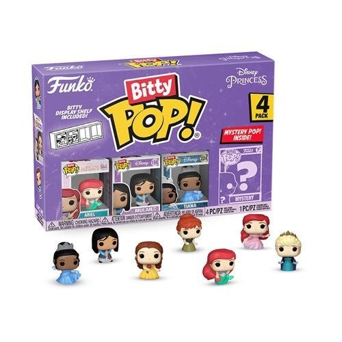 Funko Bitty Pop! Disney Princesses Mini-Figure 4-Pack - Select Set(s) - for just $14.67! 