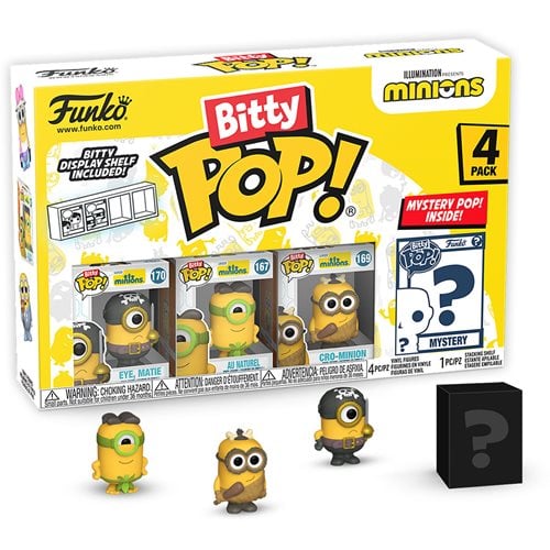 Funko Bitty Pop! Minions Mini-Figure 4-Pack - Select Set(s) - for just $14.99! 