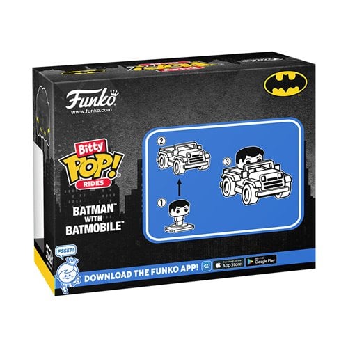 Funko Bitty Pop! Ride DC Batman with Batmobile - for just $6.99! 