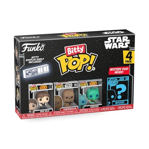 Funko Bitty Pop! Star Wars Han Solo Mini-Figure 4-Pack - for just $17.67! 