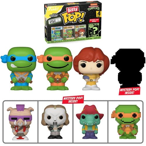 Funko Bitty Pop! Teenage Mutant Ninja Turtles Comics Mini-Figure 4-Pack - Select Set(s) - for just $14.99! 