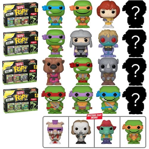Funko Bitty Pop! Teenage Mutant Ninja Turtles Comics Mini-Figure 4-Pack - Select Set(s) - for just $14.99! 