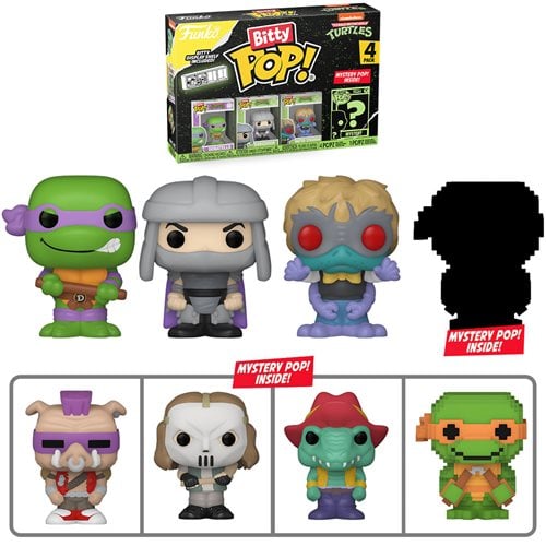 Funko Bitty Pop! Teenage Mutant Ninja Turtles Comics Mini-Figure 4-Pack - Select Set(s) - for just $14.99! 