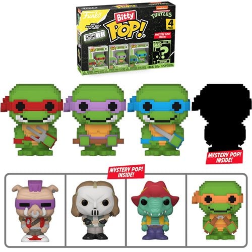 Funko Bitty Pop! Teenage Mutant Ninja Turtles Comics Mini-Figure 4-Pack - Select Set(s) - for just $14.99! 