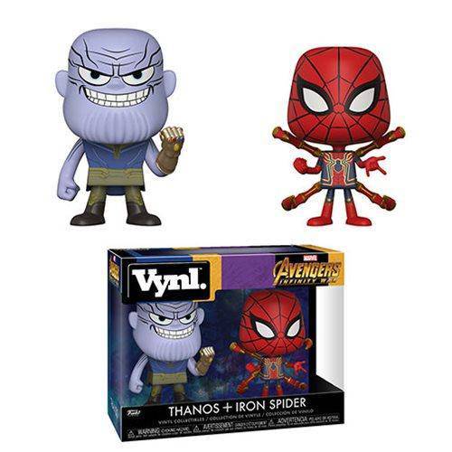 Funko Marvel Avengers Infinity War Thanos and Iron Spider VYNL Figure 2-Pack - Just $15.03! Shop now at Retro Gaming of Denver