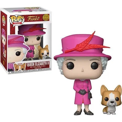 Funko Pop! 01 Royals Queen Elizabeth II w/Corgi Vinyl Figure - for just $14.67! 
