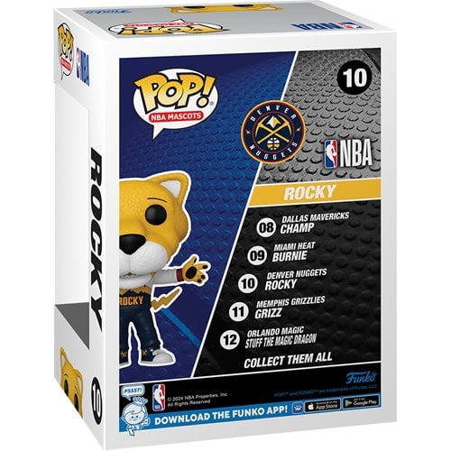 Funko Pop! 10 NBA Mascots - Denver Nuggets - Rocky Vinyl Figure - for just $14.99! 