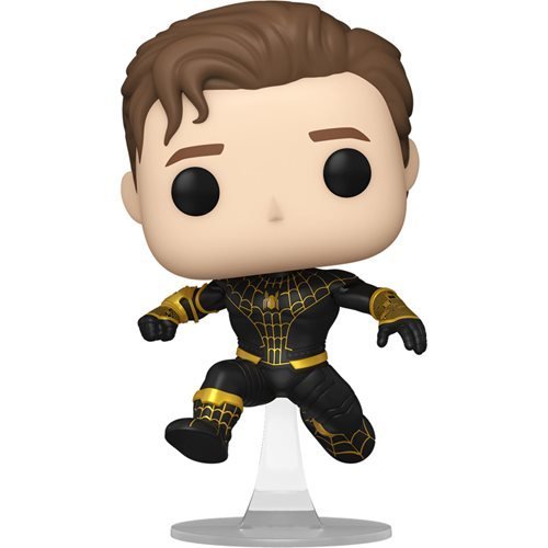 Funko Pop! 1073 Spider-Man: No Way Home - Unmasked Spider-Man Black Suit Vinyl Figure - AAA Anime Exclusive - for just $18.67! 