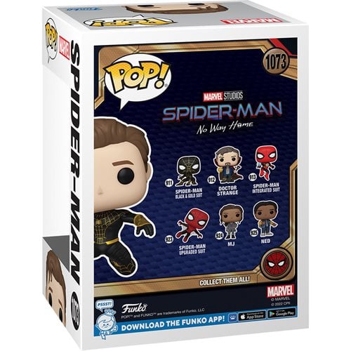 Funko Pop! 1073 Spider-Man: No Way Home - Unmasked Spider-Man Black Suit Vinyl Figure - AAA Anime Exclusive - for just $18.67! 