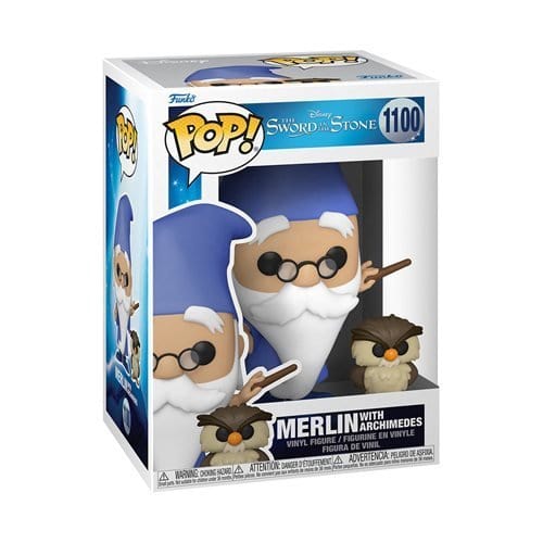 Funko Pop! 1100 Disney The Sword in the Stone - Merlin with Archimedes Vinyl Figure - Just $11.99! Shop now at Retro Gaming of Denver