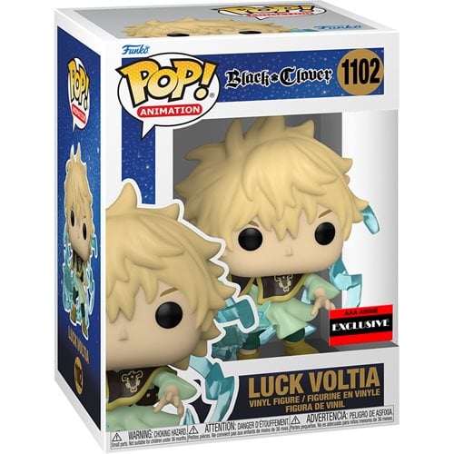 Funko Pop! 1102 Animation - Black Clover - Luck Voltia Vinyl Figure - AAA Anime Exclusive - for just $19.99! 