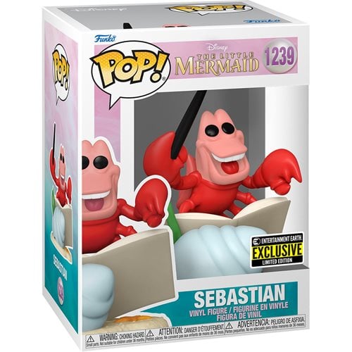 Funko Pop! 1239 Disney - The Little Mermaid - Sebastian Vinyl Figure - Entertainment Earth Exclusive - Just $13.99! Shop now at Retro Gaming of Denver