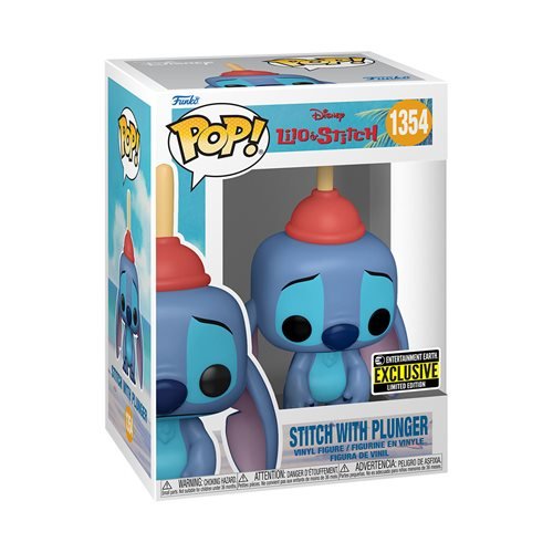 Funko Pop! 1354 Disney - Lilo & Stitch - Stitch with Plunger Vinyl Figure - Entertainment Earth Exclusive - Just $14.99! Shop now at Retro Gaming of Denver