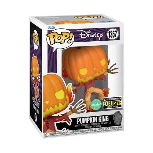 Funko Pop! 1357 - Nightmare Before Christmas 30th Anniversary Pumpkin King Scented Vinyl Figure - Entertainment Earth Exclusive - for just $15.99! 