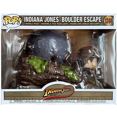 Funko Pop! 1360 Indiana Jones and Raiders of the Lost Ark Boulder Escape Moment - for just $30.99! 