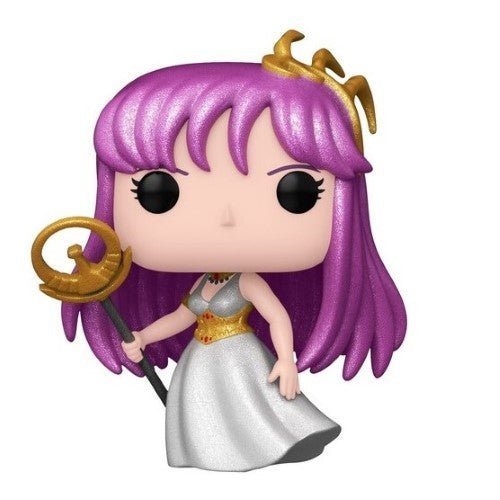 Funko Pop! 1463 Animation - Saint Seiya - Athena (Saori Kido) (AE Exclusive) Diamond Collection Glitter - for just $14.99! 