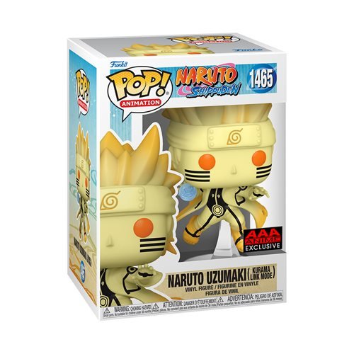 Funko Pop! 1465 Animation - Naruto: Shippuden Naruto Uzumaki Kurama Link Mode AAA Exclusive - Just $17.70! Shop now at Retro Gaming of Denver