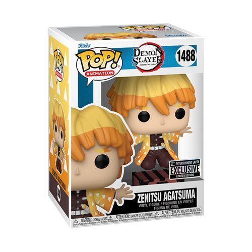 Funko Pop! 1488 - Demon Slayer - Zenitsu Agatsuma Vinyl Figure - Entertainment Earth Exclusive - for just $15.99! 