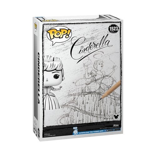 Funko Pop! #1523 Disney Sketched Cinderella Cover Art Figure with Case - for just $23.99! 