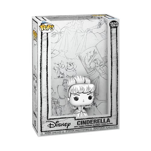 Funko Pop! #1523 Disney Sketched Cinderella Cover Art Figure with Case - for just $23.99! 