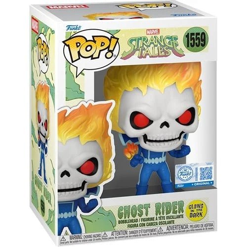 Funko Pop! 1559 Marvel Strange Tales Ghost Rider Glow-in-the-Dark Vinyl Figure - Entertainment Earth Exclusive - for just $16.99! 
