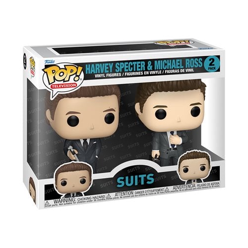 Funko Pop! Television - Suits Harvey Specter & Michael Ross 2-Pack Vinyl Figures - for just $25.67! 